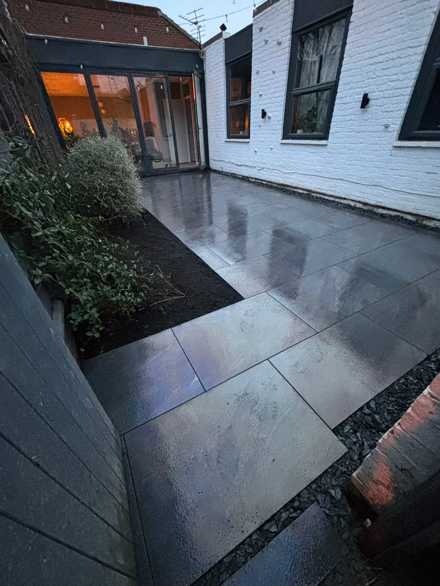 Porcelain Patio completed