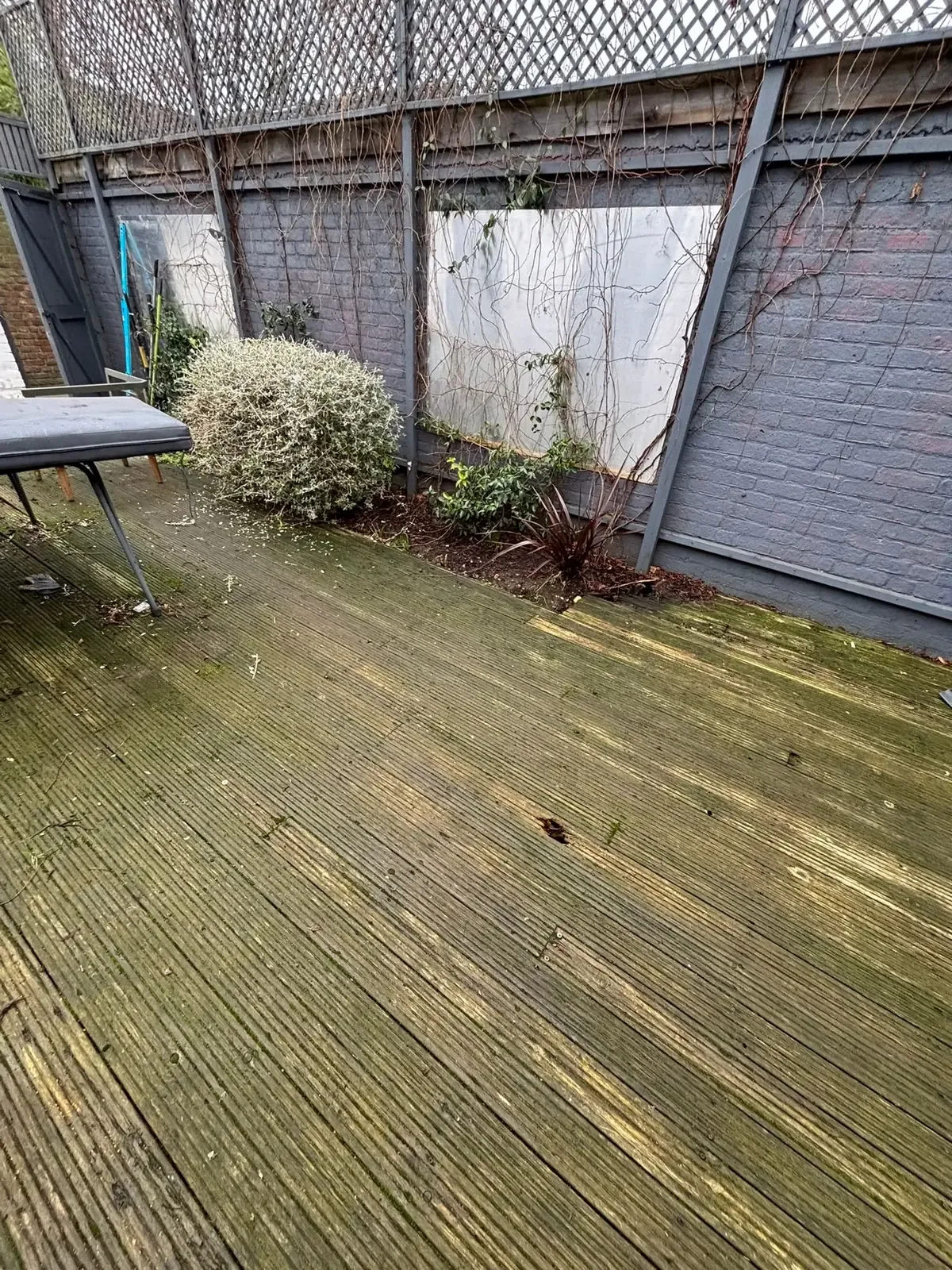 Porcelain Patio before work