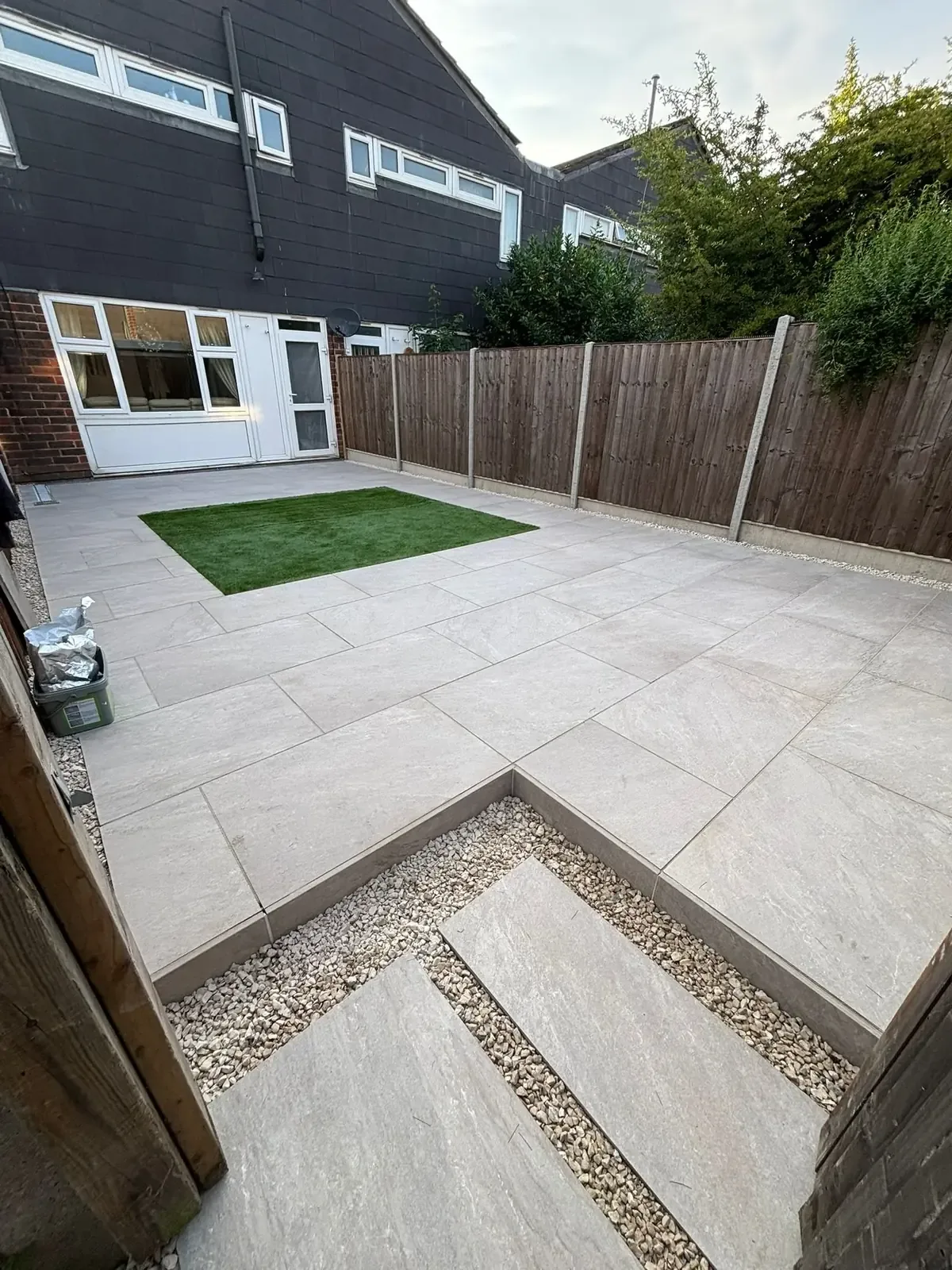 Porcelain Paving completed
