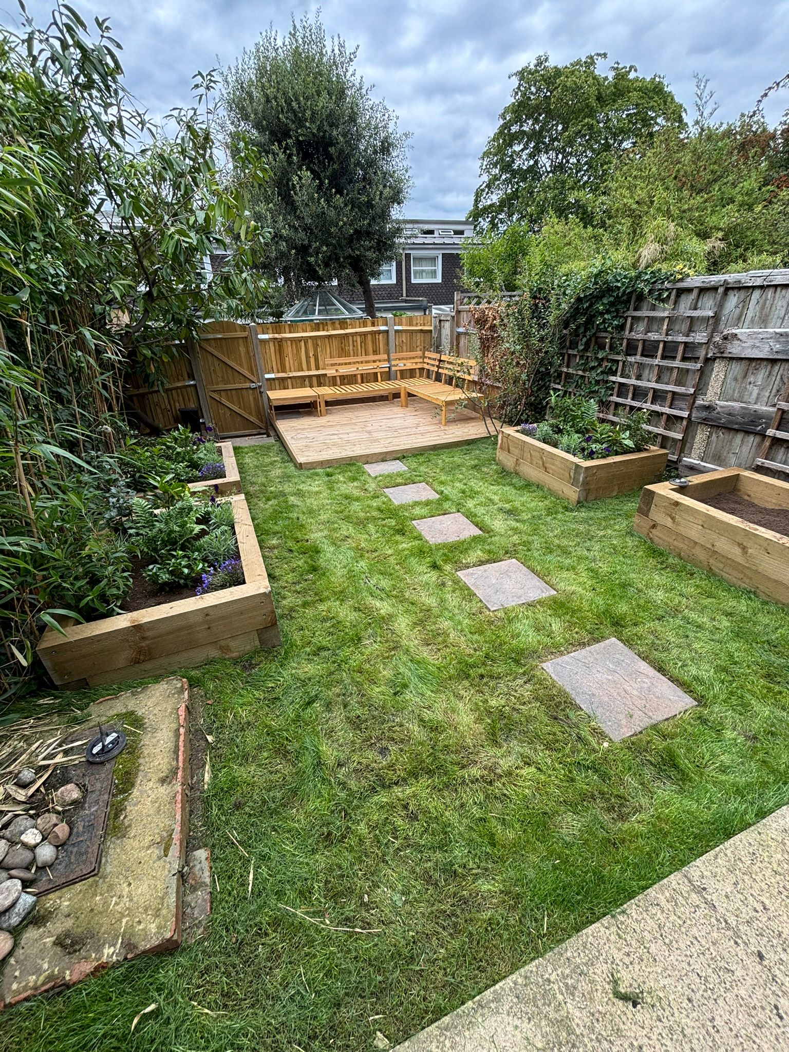Full Garden Makeover After Transformation
