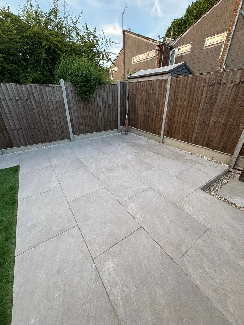 Porcelain Patio Background